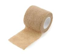 Joselin Venda Elástica Deportiva Autoadhesiva para Soporte de Rodillas, Dedos, Tobillos, Palmas y Hombros, 5 cm X 4,5 M, Color Marrón