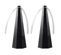 Joselin Ventiladores USB Portátiles para Mesa con Aspas Holográficas para Ahuyentar Moscas, Avispas y Abejas, Ventilador para Picnic Al Aire Libre, 2 Piezas
