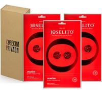Joselito 3 Sobres Jamón GR - Envío 24 h - Blíster del mejor Jamón del Mundo Loncheado - Opción de Nota para Regalo - Ibérico de Bellota 100% - Envío Cosecha Privada (3 Sobres, Jamon)