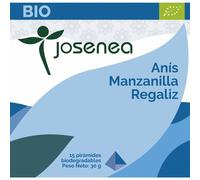 Josenea Anís Manzanilla Regaliz BIO 15 pirámides en sobre