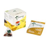 Josenea Jengibre Citrus BIO | Infusión de Jengibre y Limón | 10 Pirámides | Infusión ecológica de jengibre, manzana, escaramujo, hierbaluisa, hibisco y limón. Sabor picante, cítrico y afrutado