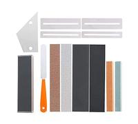 Josenidny 13 piezas guitarras luthierer herramientas guitarras traste limas guitarras nivelación diapasón protección de la cintura rocker accesorios