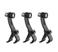 Josenidny 3 piezas ajustable para soporte a prueba de golpes para micrófono abrazadera de micrófono soporte para micrófono accesorios
