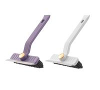 Josenidny Cepillo giratorio multifunción para limpieza de juntas, cepillo de limpieza de espacios con cerdas duras, 360 grados B