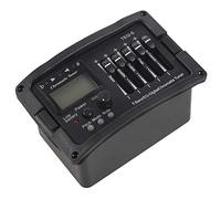 Josenidny Preamplificador de guitarra acústica de 5 bandas, ecualizador, amplificador de guitarra acústica clásica, sintonizador digital, piezoeléctrica sin pin de