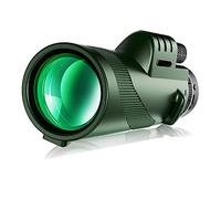 Josenidny Telescopio monocular HD de 80 x 100 con adaptador de soporte para smartphone para observación de , camping, senderismo