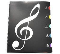 Josenidny Títulos de Música Temática Música Inscriptible Músicos Clave de Piso Hojas Piano Coro Tienda de Papel Leer Canción Recitacionales Concierto Protector 20 Página Estudiante Organizador