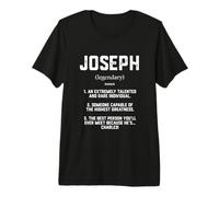 Joseph Definition Funny Talented Great Joe Cosplay Josephs Camiseta Premium