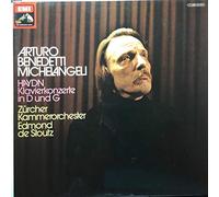 Joseph Haydn / Arturo Benedetti Michelangeli , Zürcher Kammerorchester , Edmond De Stoutz - Haydn - Klavierkonzerte In D Und G - His Master's Voice - 1C 065-02 614