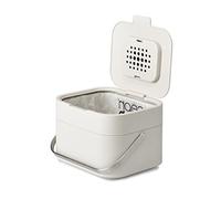 Joseph Joseph Stack - Cubo de basura de residuos orgánicos, cubo de compostaje de alimentos para la cocina, capacidad de 4L, Piedra