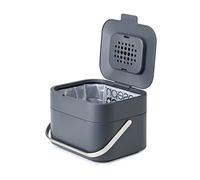 Joseph Joseph Stack - Cubo de basura de residuos orgánicos, cubo de compostaje de alimentos para la cocina, capacidad de 4L, gris