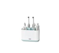 Joseph Joseph 70501 Soporte para Cepillos de Dientes, Azul/Blanco, Grande