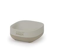 Joseph Joseph, Bathroom Slim Compact Jabonera compacta, Base Antideslizante, con Drenaje, Beige