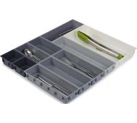 Joseph Joseph Blox Set de 10 bandejas organizadoras de plástico para cosméticos y oficina, gris