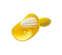 Joseph Joseph Catcher Exprimidor Manual para Limones y Cítricos con Recipiente para Semillas, Amarillo