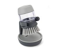 Joseph Joseph Cepillo de cocina recargable Palm Scrub para limpiar y lavar la cocina con soporte de almacenamiento, gris