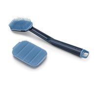 Joseph Joseph CleanTech Juego de Dos Piezas con Estropajo y Cepillo de Fregar - Azul