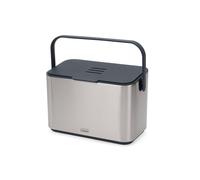 Joseph Joseph – Cubo de basura Collect 4 L acero inoxidable, interior extraíble, filtro y 3 bolsas