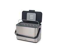 Joseph Joseph – Cubo de basura Collect 4 L acero inoxidable, interior extraíble, filtro y 3 bolsas