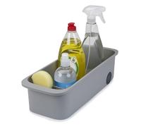 Joseph Joseph CupboardStore Caddy de Almacenamiento, con Ruedas de Fácil Acceso, Organizador de Cocina Bajo Fregadero, Gris