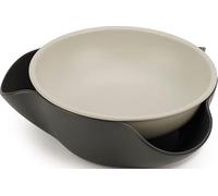 Joseph Joseph Double-Dish Cuenco de Servir con Compartimento para Desechos Alimentarios, Gris