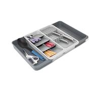 Joseph Joseph DrawerStore Bandeja para Cubiertos y Utensilios Extensible, con Organizador de Cuchillos, Plástico Reciclado