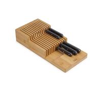 Joseph Joseph Bloque para cuchillos DrawerStore horizontal dos niveles para cajones 12+ Bambú