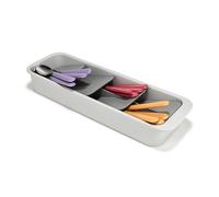 Joseph Joseph DrawerStore Organizador de Cubiertos para Cajón, Compacto, Desmontable, Plástico Reciclado