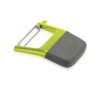 Joseph Joseph Duo Pelador de Patatas, Frutas y Verduras con Mango Ergonómico Antideslizante, Corte Recto, Eliminador de Ojos de Patata, Verde
