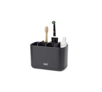 Joseph Joseph Easy-Store - Toothbrush Holder Caddy Bathroom Storage Large Matt Black