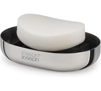 Joseph Joseph EasyStore, Jabonera Elegante de Acero Inoxidable con Rejilla escurridora, Drenaje rápido