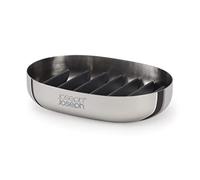 Joseph Joseph EasyStore, Jabonera Elegante de Acero Inoxidable con Rejilla escurridora, Drenaje rápido