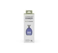 Joseph Joseph Bolsas de basura Eco Liners IW8 en plástico reciclado, con cordón, Paquete de 20, 5 L