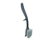 Joseph Joseph Edge, Cepillo para Platos con Suporte Incorporado para el Fregadero, Gris