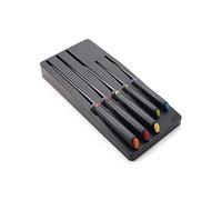 Joseph Joseph Elevate™ Knives Store Juego de cuchillos de 5 piezas con bandeja de almacenamiento para cajón