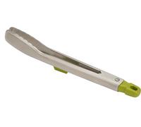 Joseph Joseph 10536 Elevate Steel Pinzas de Acero Inoxidable estilizadas con Soporte Integrado-Verde, Plastic