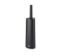 Joseph Joseph Flex 360, Escobilla de Baño, Portaescobillas de Inodoro, Cepillo de Triple Acción, Antigoteo, Antiobstrucción y Reemplazable, Negro Mate