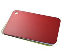 Joseph Joseph Pop Juego de 3 Piezas de Tablas de Cortar de Doble cara Codificado por Colores, Flexible, Fácil de Guardar, Apto para Lavavajillas, Multicolor