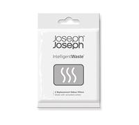 Joseph Joseph - Filtros Inteligentes de Carbón Activado Antiolores, Recambio para Cubos de Basura de Comida, Paquete de 2