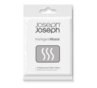 Joseph Joseph - Filtros Inteligentes de Carbón Activado Antiolores, Recambio para Cubos de Basura de Comida, Paquete de 2