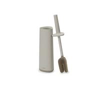 Joseph Joseph Flex 360 - Escobilla de baño indoro avanzada con cepillo triple acción, antigoteo, antiobstrucción y reemplazable, Beige