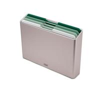 Joseph Joseph Folio Editions Set de 4 Tablas de Cortar con Código de Color, Funda para Almacenamiento, Grande, Verde Salvia