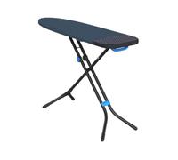 Joseph Joseph Glide Plus Tabla de Planchar 130 x 38 cm, Altura Regulable, Reposaplancha Resistente al Calor, Funda de Algodón Súper Absorbente, Negra/Azul