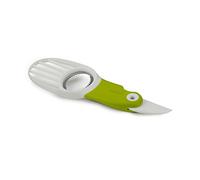 Joseph Joseph GoAvocado Herramienta 3 en 1 para Aguacate, Cuchillo Cortador, con Mango Antideslizante, Verde