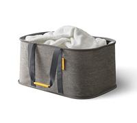 Joseph Joseph Hold-All, Bolsa plegable de 35L para cesto de la ropa sucia, tejido duradero, resistente a la humedad, gris