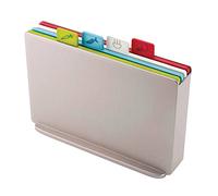 Joseph Joseph Index - Set 4 Tablas de Cortar - Standard - Plata