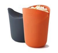 Joseph Joseph M-Cuisine Juego de 2 Cuencos de Palomitas de Maíz para Una Porción, Palomitero Microondas, Tamaño Aproximado 30 g (1 oz)