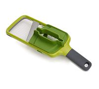 Joseph Joseph Multi-Grip, Mandolina de cocina, Cortador de verduras manual ajustable con agarre de precisión y tres grosores de corte, Verde