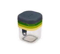 Joseph Joseph Multi-Prep Picadora Manual de Verduras 3 en 1, Cortador de Huevos, Cuchillas de Acero Inoxidable