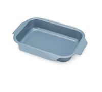 Joseph Joseph Nest Bandeja de Horno en Acero al carbono, revestimiento Antiadherente para Hornear, Asar, Cocinar, con 4 asas inclinadas, 30cm x 23cm x 4.9cm, Azul